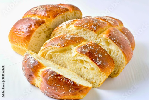 A loaf of bread with sesame seeds on it. photo