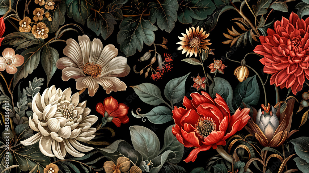 Fototapeta premium floral background