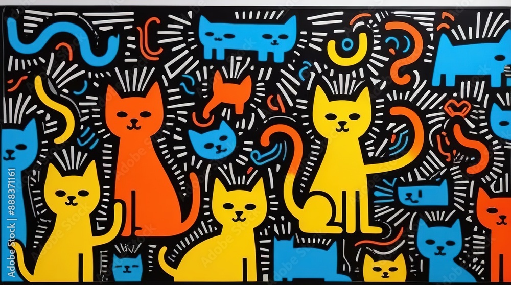 Fototapeta premium Cat portrait