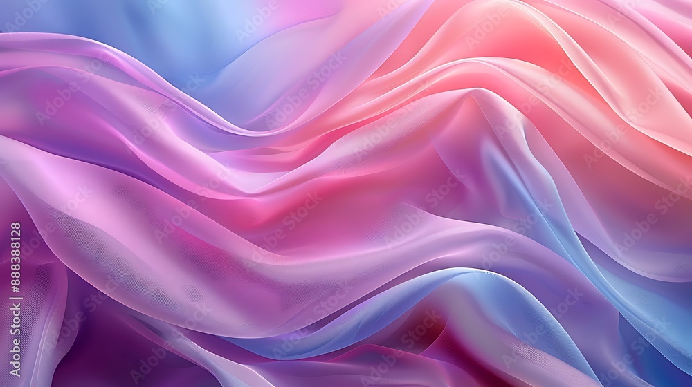 Abstract pastel fabric waves, smooth shapes, detailed textures, hyper-realistic digital art, professional wide-angle photography, Abstract pastel fabric waves, smooth shapes, detailed textures, hyper-realistic digital art, professional wide-angle photography,