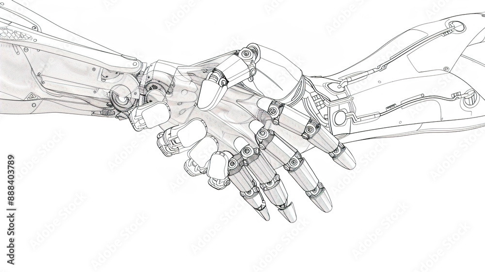 bots hand shake bots hand shake