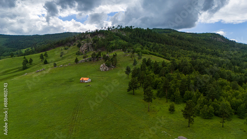 Mongolei Landschaft beeindruckend fantastisch Steppe photo