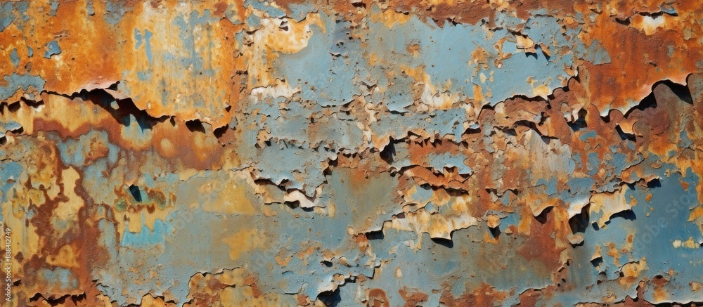 Rusty Metal Texture with Peeling Paint Rusty Metal Texture with Peeling Paint