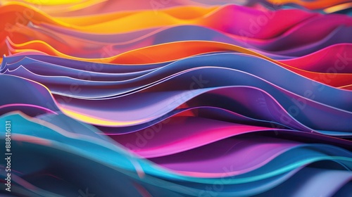 Digital artwork representing the consolidation of financial statements, with merging colorful layers