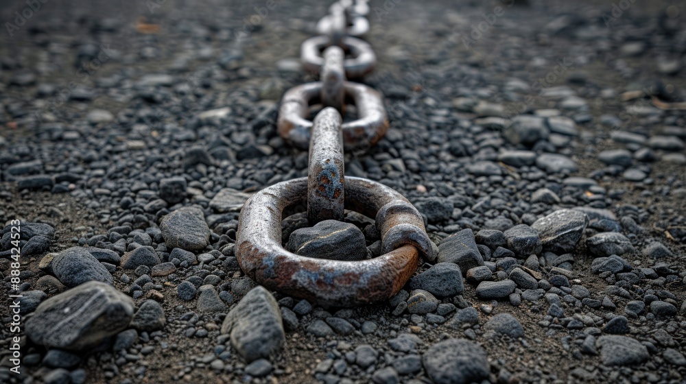 Powerful imagery of broken chains symbolizing liberation and strength Powerful imagery of broken chains symbolizing liberation and strength