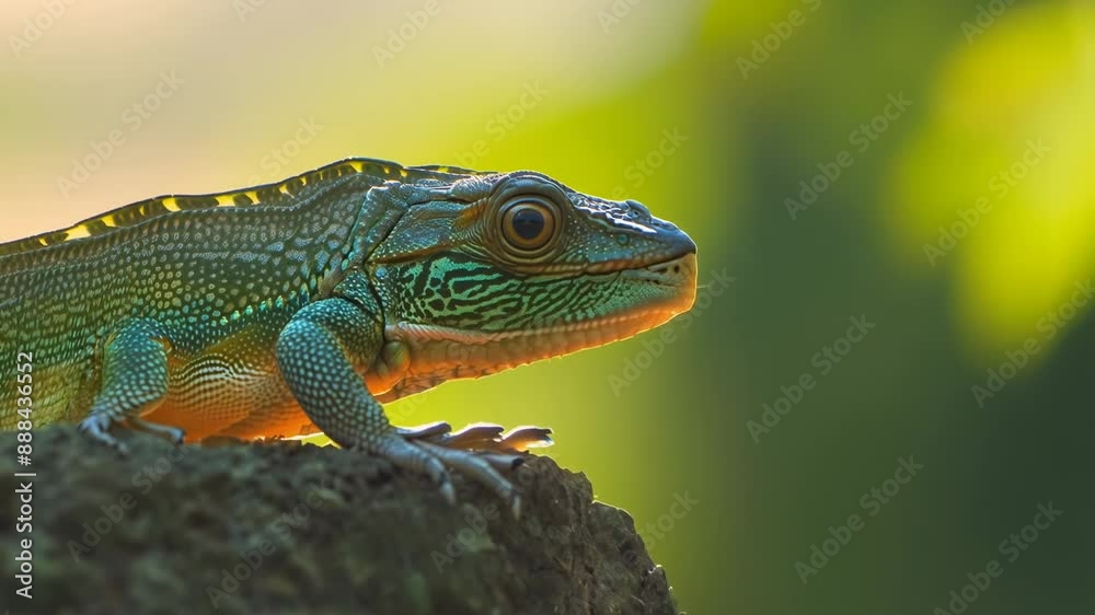 lizard on a tree lizard on a tree