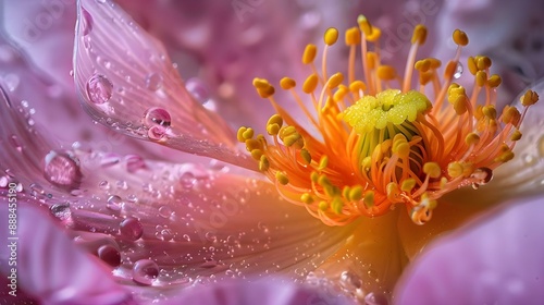 Close-up photographs of flowers in their natural habitat
