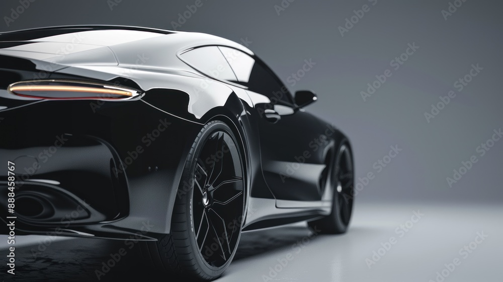 Black Luxury Sports Car Black Luxury Sports Car