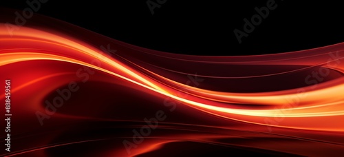 Glowing red hot energy wave decorative background