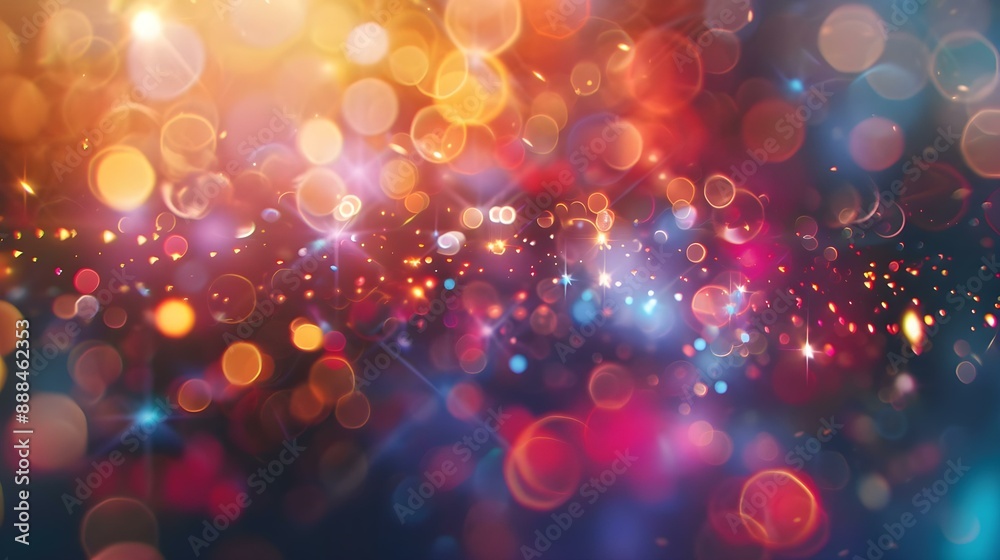 Crystal bokeh glowing gradient transition Crystal bokeh glowing gradient transition