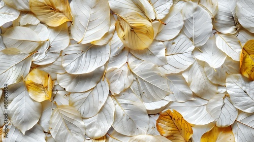 Close-up of textured autumn leaves background