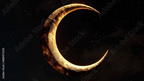 ramadan Kareem, Ramadan crescent moon