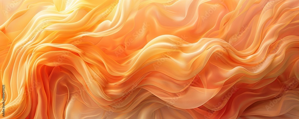 Obraz premium Smooth, matte pastel orange texture