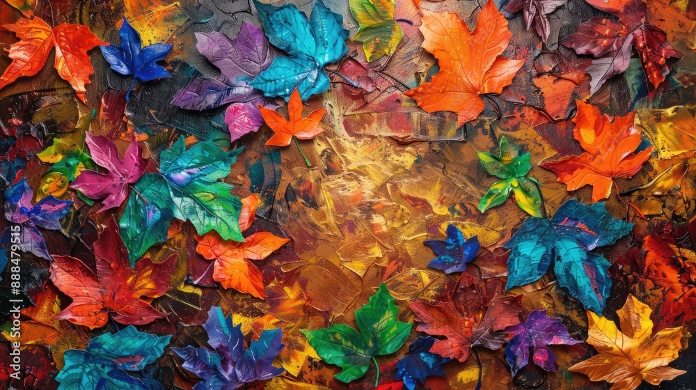 Fall Leaves Art Fall Leaves Art