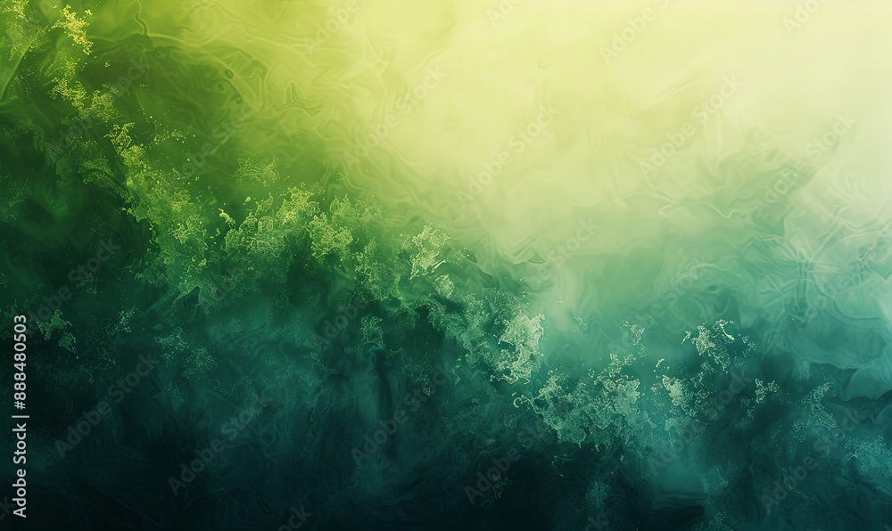 Obraz premium Subtle green gradient