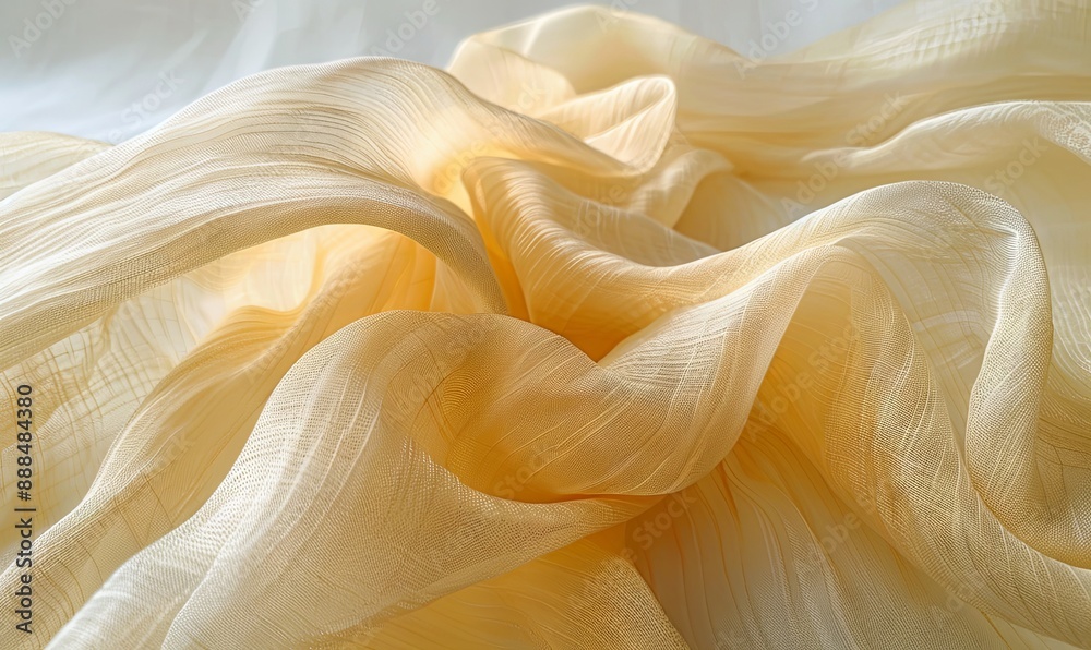 Soft yellow fabric Soft yellow fabric