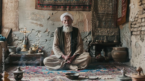 An Ancient Mesopotamian's Reverence in the home