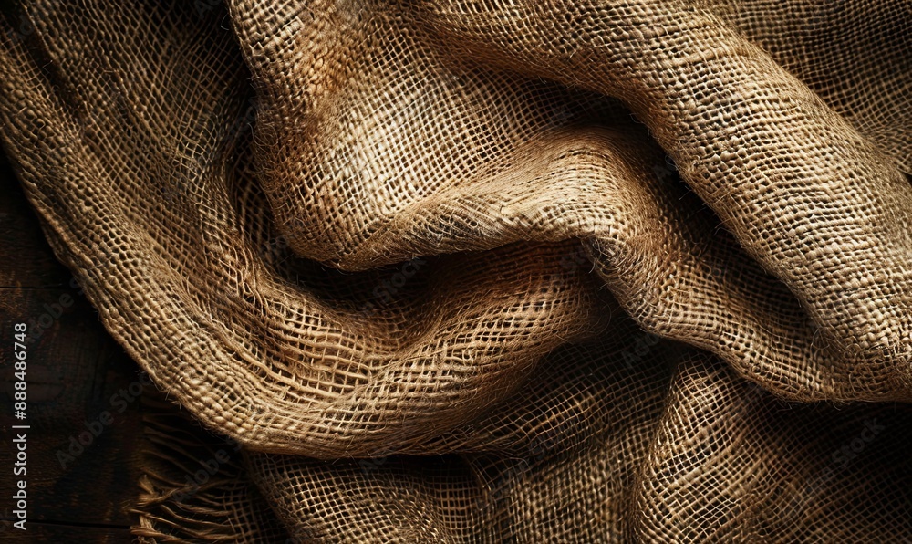 Textured burlap background Textured burlap background