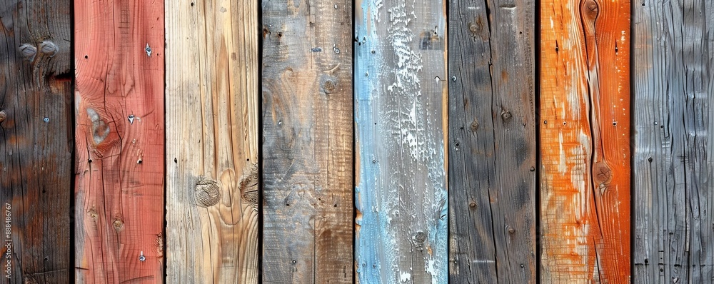 Weathered wooden planks with natural texture Weathered wooden planks with natural texture
