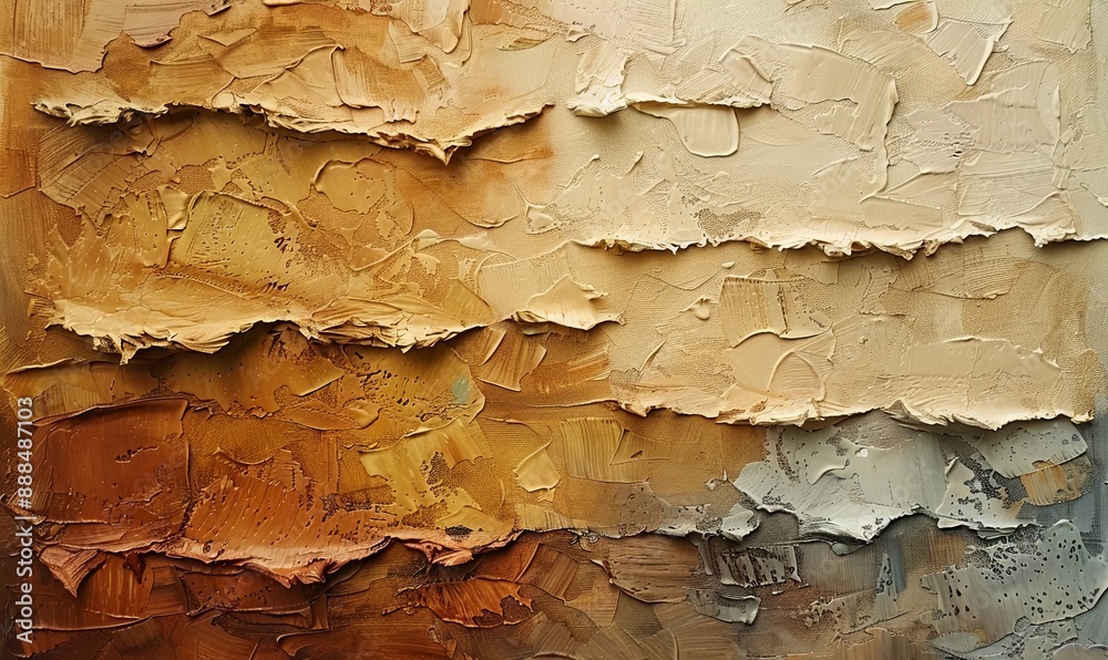 Textured paint strokes in earth tones Textured paint strokes in earth tones