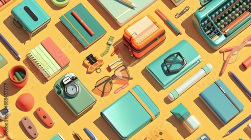 Whimsical illustrations of everyday objects