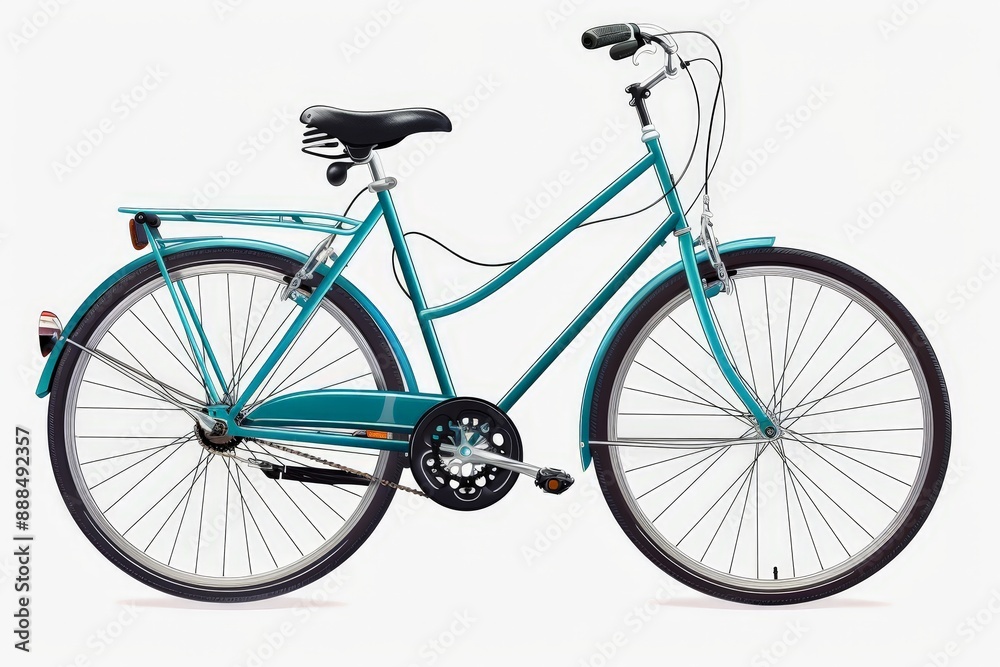 Download this stunning 4K UHD image of a blue teal bicycle with black leather accents, ideal for adding a touch of vintage charm to your projects. Download this stunning 4K UHD image of a blue teal bicycle with black leather accents, ideal for adding a touch of vintage charm to your projects.
