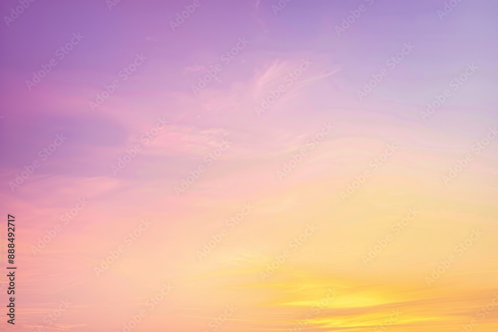 Fototapeta premium Soft Pastel Sunset Sky