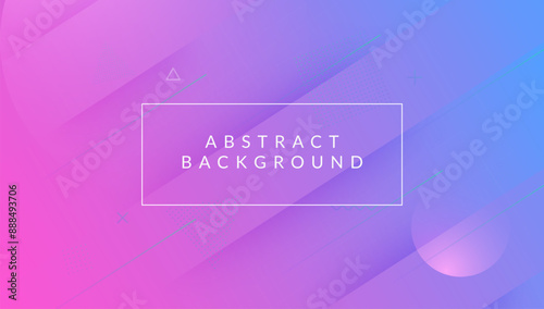 3d Banner. Tech Music Poster. Pink Techno Background. Vector Layout. Flat Horizontal Brochure. Spectrum Page. Curve Landing Page. Blue 3d Banner