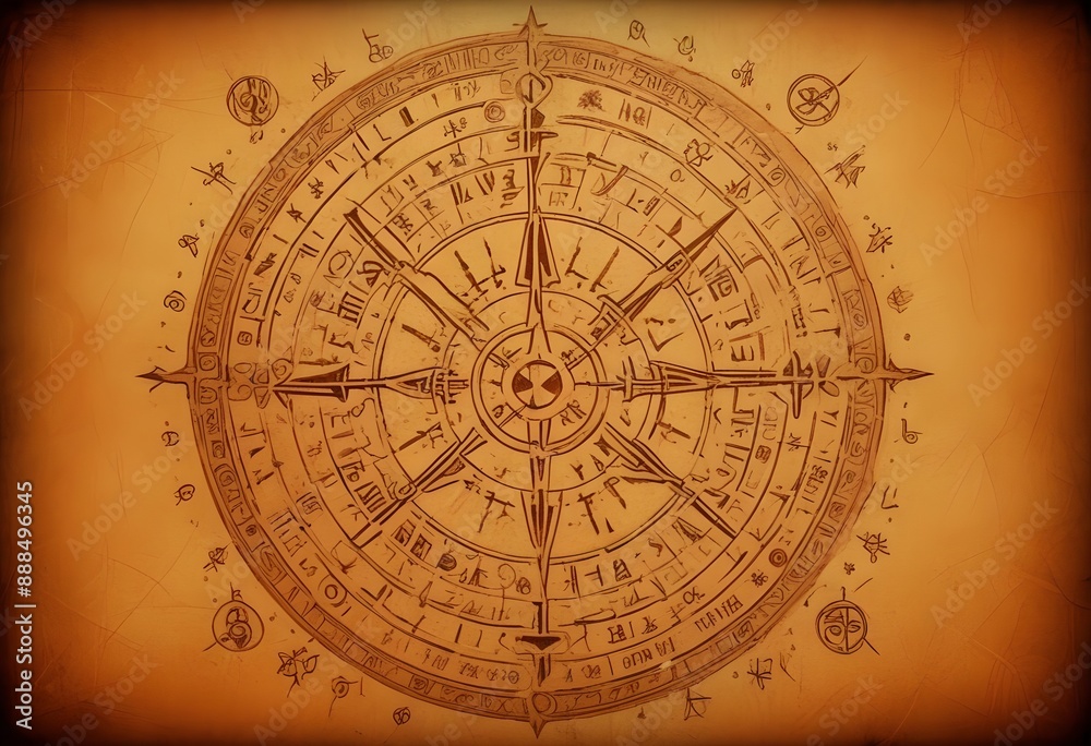 Naklejka premium Light Dark Clear Plain Warm Vibrant Orange Red Yellow Background Backdrop Texture Paint Color Sunset