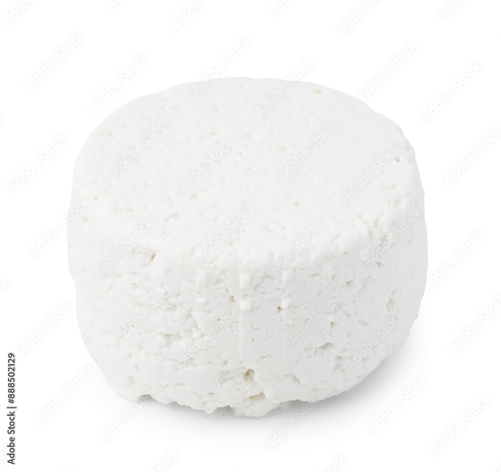 Fresh ricotta (cream cheese) isolated on white Fresh ricotta (cream cheese) isolated on white
