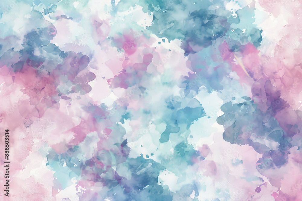 A watercolor painting of a flower with pink and blue colors, generative ai image. A watercolor painting of a flower with pink and blue colors, generative ai image.