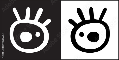  IIlustration Vector graphics of Tombats icon