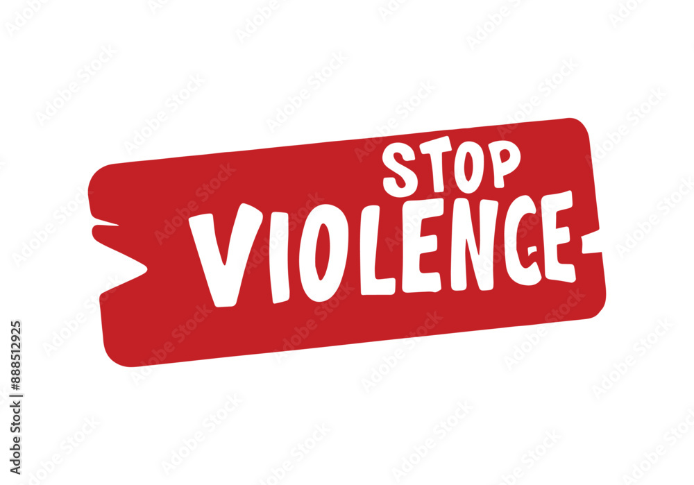 Stop Violence stamp grunge red on white background. Print vector design. Stop Violence stamp grunge red on white background. Print vector design.