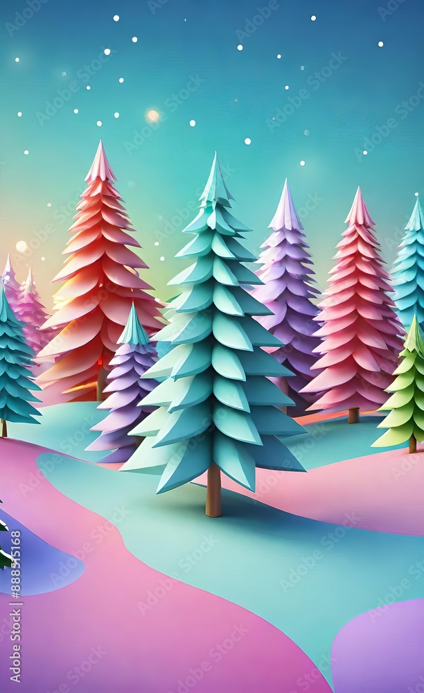 christmas tree in snow christmas tree in snow