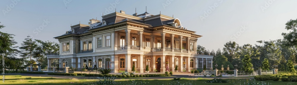 Classic architectural home building, intricate design, realistic setting, high resolution, engaging construction scene Classic architectural home building, intricate design, realistic setting, high resolution, engaging construction scene