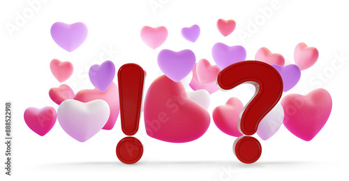 red exclamation mark and re...