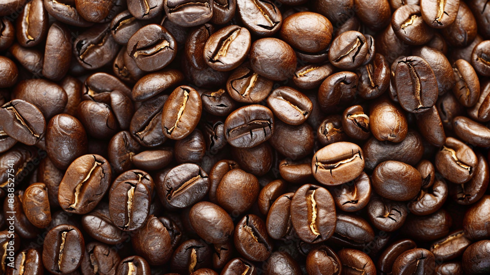 A close up of a bunch of coffee beans on a white background. coffee beans, close-up, white background, coffee bean close-up, roasted coffee beans, coffee bean texture, coffee bean background,