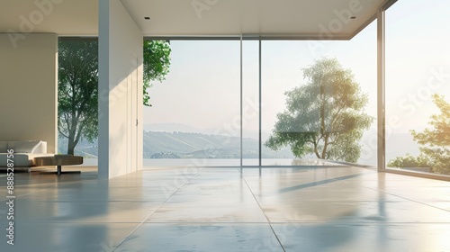Inspiring minimalist home, construction phase, clean lines, realistic background, high resolution, modern design