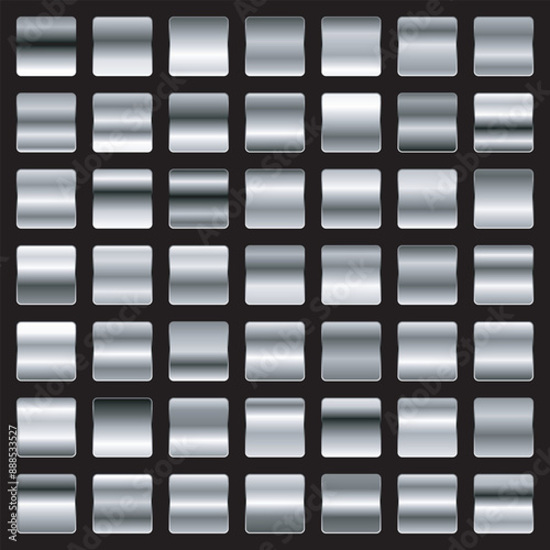 Big collection silver gradient panel.