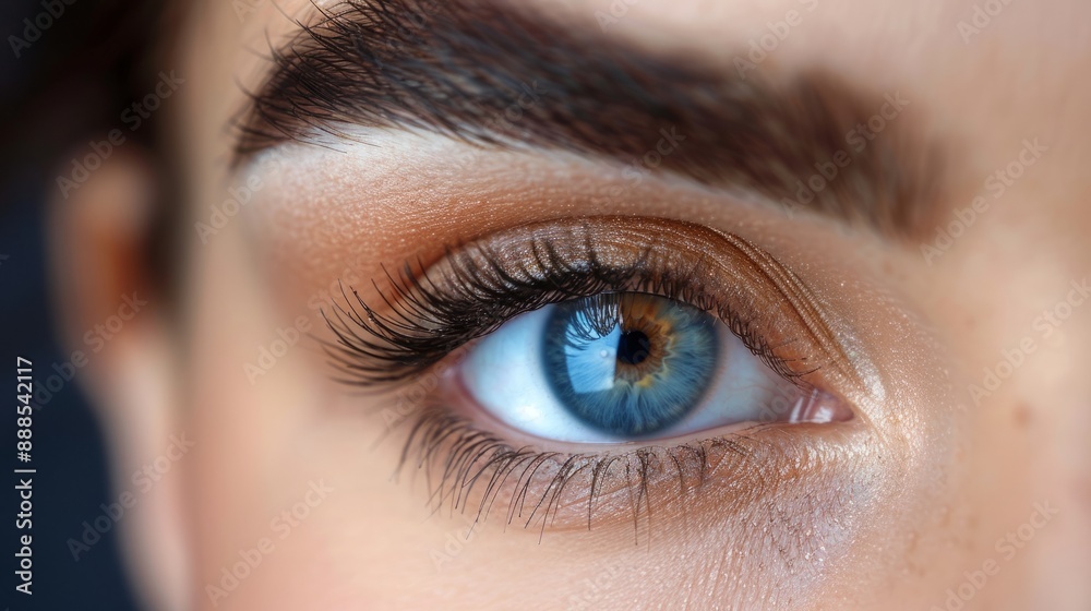 Obraz premium Botox is really good for your eyebrows