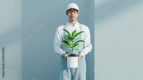 Professional depiction of farmers employing zero-waste farming principles and circular economy practices to minimize environmental impact. Height Resolution Photo, , Minimalism, photo