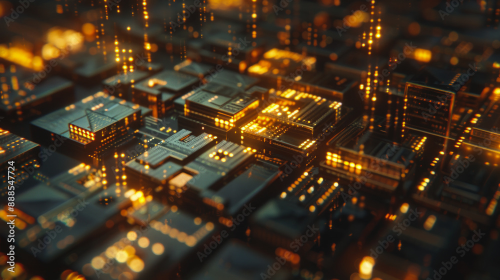 A close up of a cityscape with a lot of lights and a lot of squares. The squares are all different sizes and are lit up in various colors. Scene is one of excitement and energy, as the lights A close up of a cityscape with a lot of lights and a lot of squares. The squares are all different sizes and are lit up in various colors. Scene is one of excitement and energy, as the lights