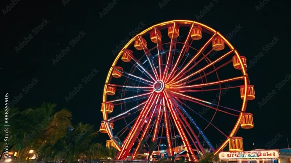 ferris wheel at night ferris wheel at night