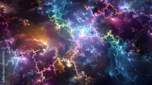 Cosmic fractal designs