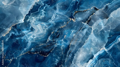 Simple blue marble background texture