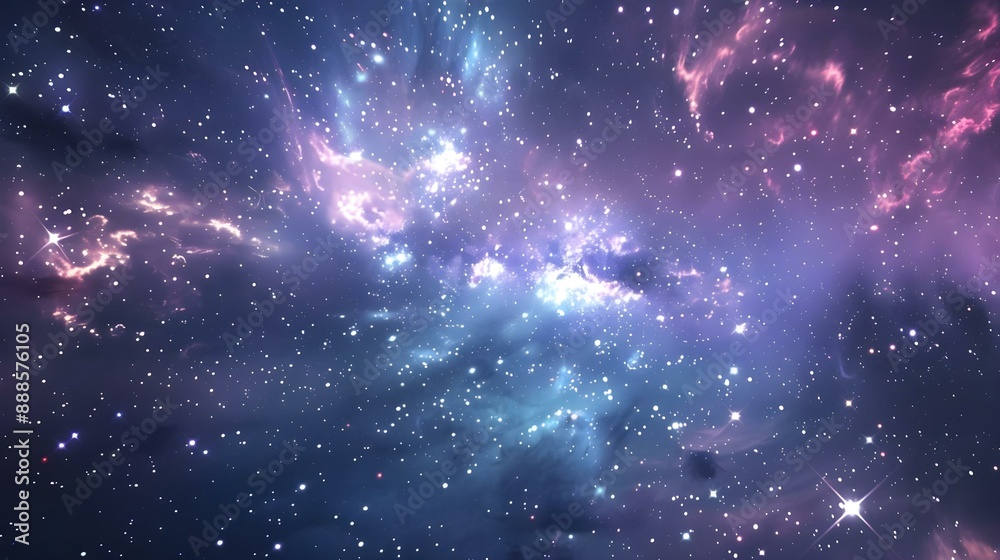 Fototapeta premium Starry sky view