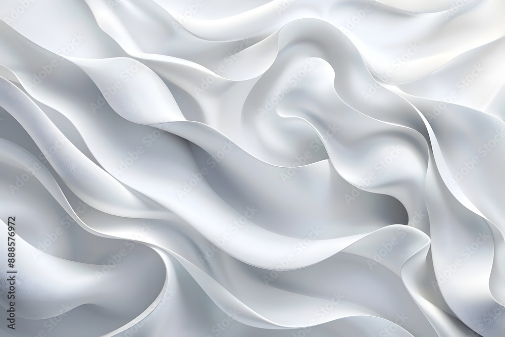 Abstract wavy background. gentle image of white waves. shadows from the light Abstract wavy background. gentle image of white waves. shadows from the light