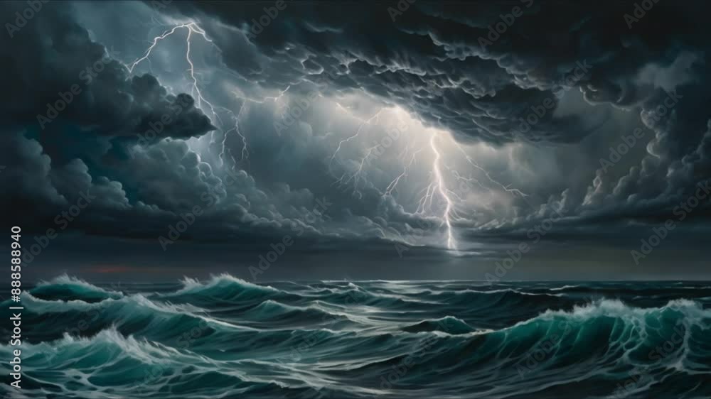 This painting shows the details of inner turmoil. Each brushstroke ...