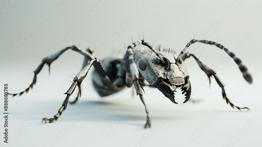 A detailed macro shot of a bullet ant on a white b 47 1 ant, insect, macro, animal, nature, bug, closeup, antenna, black, ants, isolated, small, close-up, white, leaf, leg, green, formica, spider, clo A detailed macro shot of a bullet ant on a white b 47 1 ant, insect, macro, animal, nature, bug, closeup, antenna, black, ants, isolated, small, close-up, white, leaf, leg, green, formica, spider, clo
