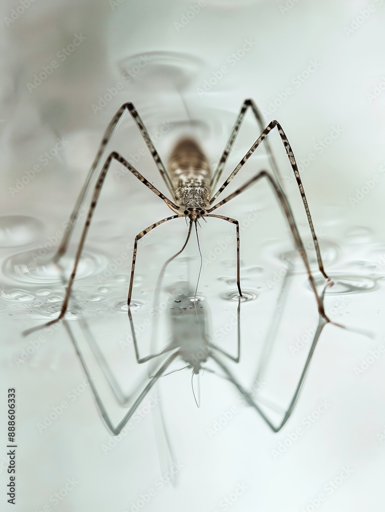 A detailed macro shot of a water strider on a whit 63 2 spider, insect, animal, arachnid, isolated, macro, nature, brown, bug, white, wildlife, arachnophobia, wild, close-up, web, hairy, creepy, white A detailed macro shot of a water strider on a whit 63 2 spider, insect, animal, arachnid, isolated, macro, nature, brown, bug, white, wildlife, arachnophobia, wild, close-up, web, hairy, creepy, white
